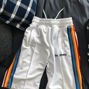 Palm angels rainbow short